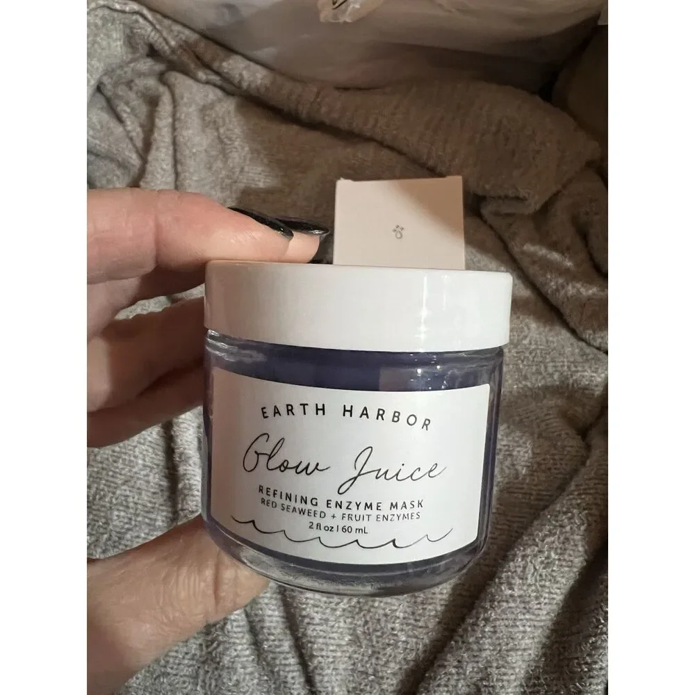 Earth Harbor Glow Juice Refining Enzyme Mask 2oz 60mL Full Size - NIB‎ MSRP $40